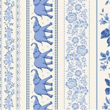 Tilda 110 Borders Blue 110170