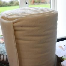 Beautiful, warm and light weight wool wadding.  