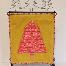 Mini Christmas Tree Wall Hanging (yellow)