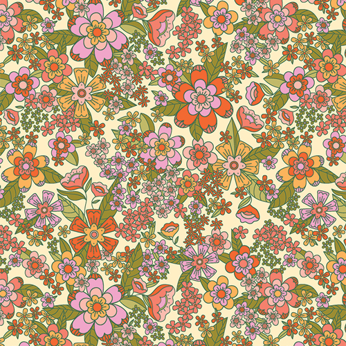 ART GALLERY FABRICS - STAY GROOVY SUNSHINE from Flower Bloom. AGFFBL90704