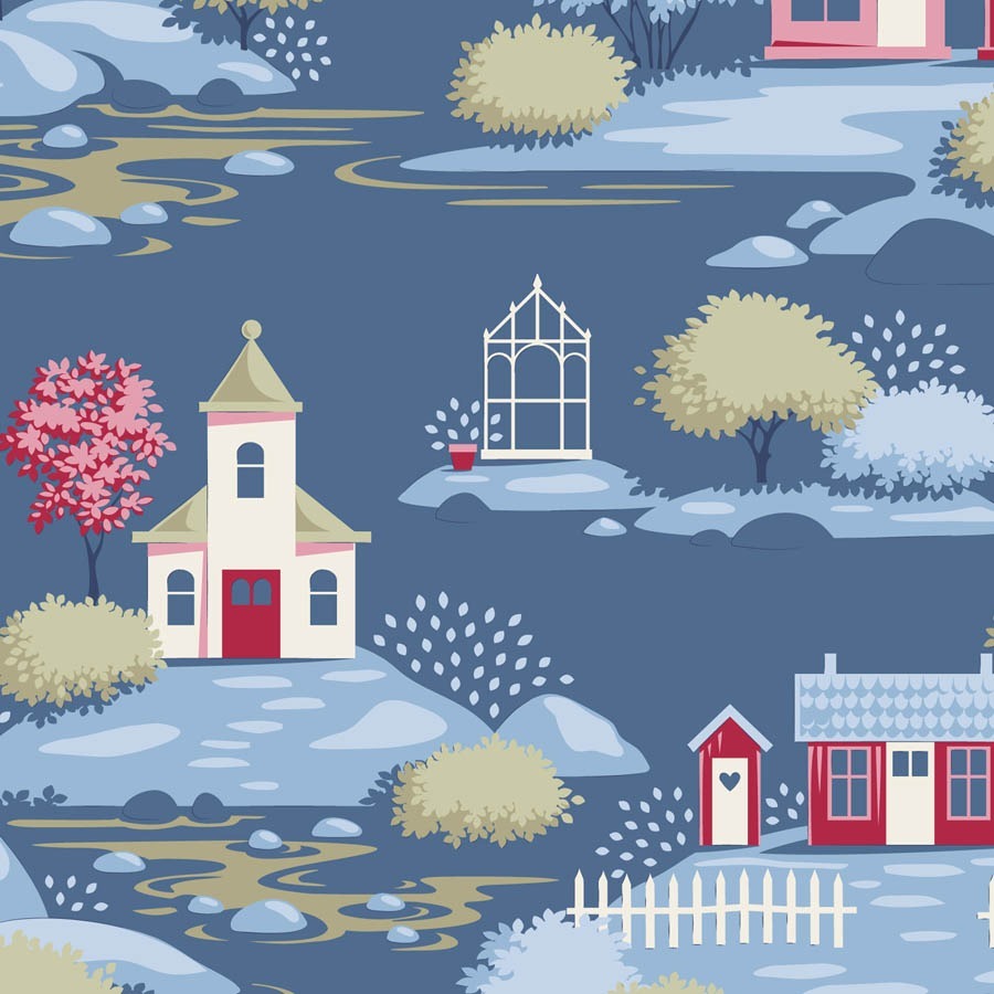 Tilda 110 Village Blue